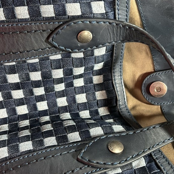 Frye Navy Denim tote - Picture 12 of 12